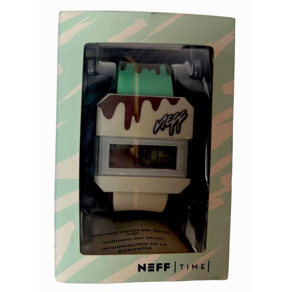 NEW NEFF WRISTWATCH WATCH DIGI ICE CREAM NF0203 UNISEX - Picture 2 of 6